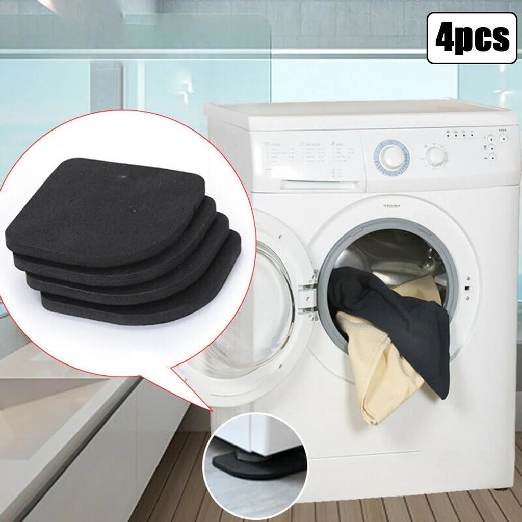4PCS Washing Machine Anti Vibration Mat Shock Mute Pads Refrigerator Non-slip Mat Floor Furniture Protectors Furniture Pads