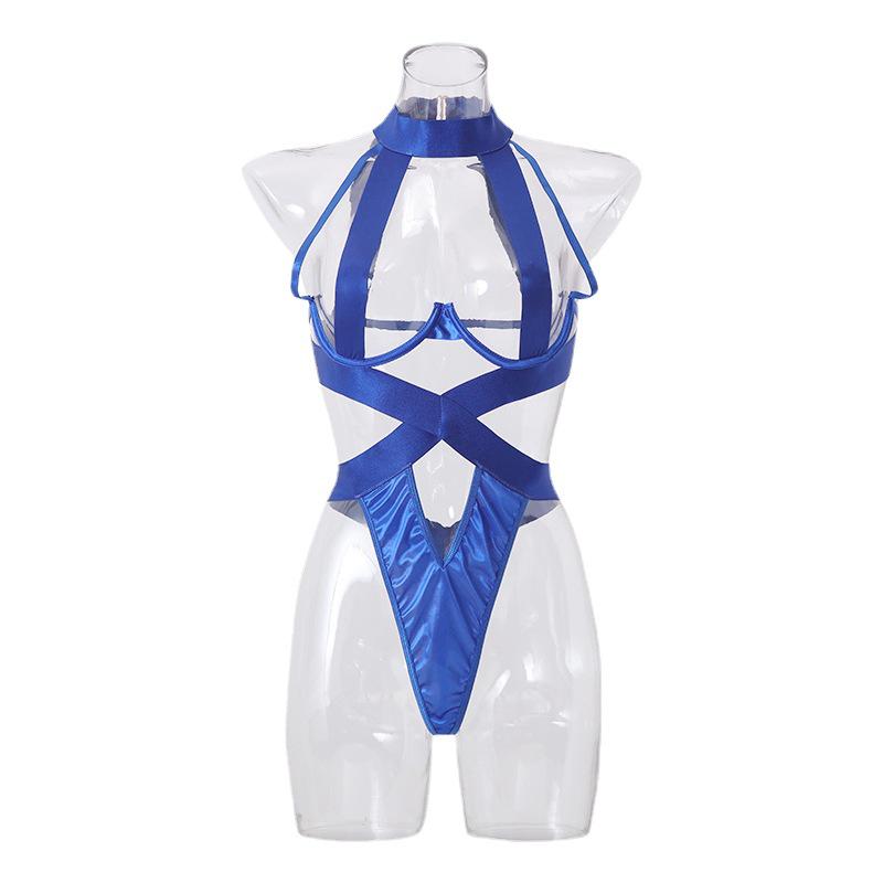 Naini Mei Summer Sexy Hollow Out Backless Bodysuit CQX0814