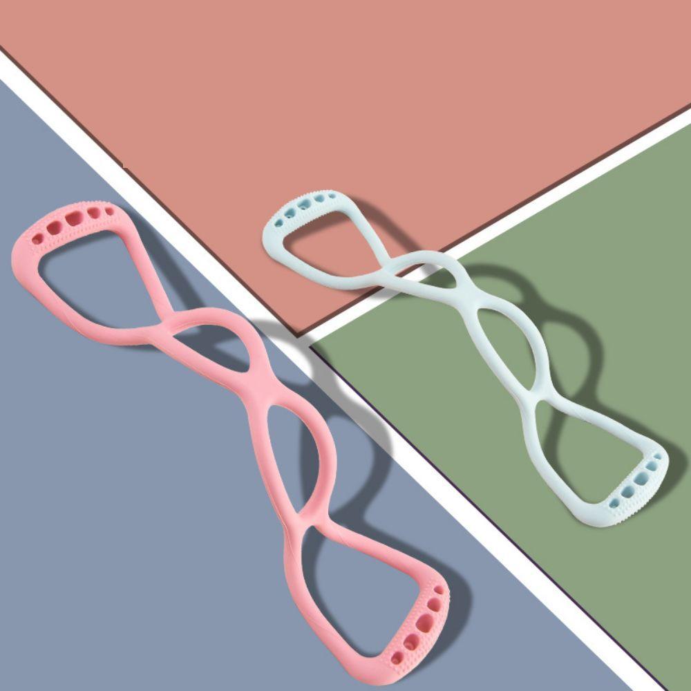 

Muscle Stretching Yoga Elastic Band Tensile Tape Pull Rope Band Yoga Resistance Band GYM Fitness purple-8 shape