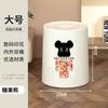 OIMG Candy Bear Cream Style Swing Lid Trash Can