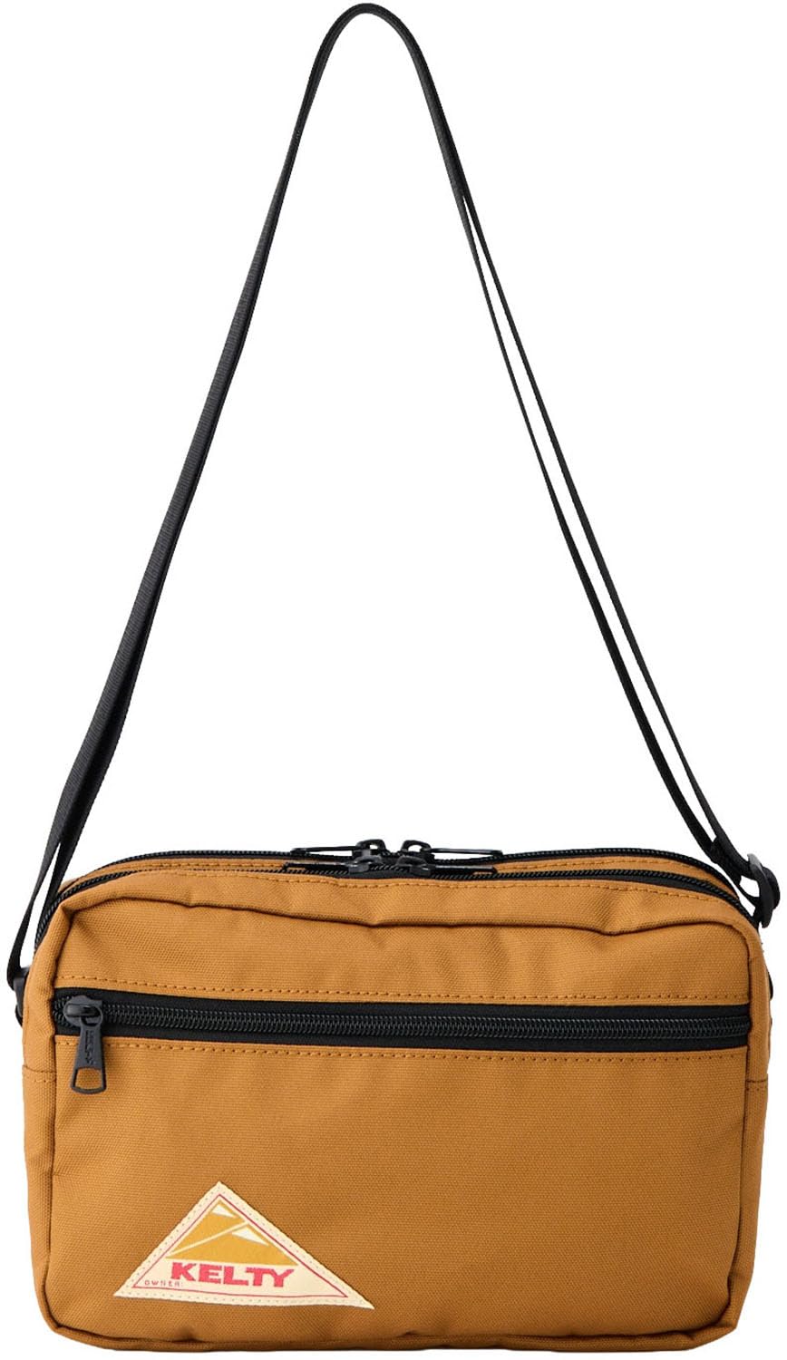 KELTY ES RECTANGLE ZIP SHOULDER S Outdoor Shoulder 14cm x 23cm x 3259270926 Bag, 7cm, Caramel,