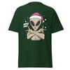 Merry XMAS Christmas Alien Men Women Classic 100% Cotton T-shirt Mens Tees Top