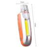 Outdoor Camping Survival Whistle Rescue Whistle With Led Light Charging Mini Flashlight 3-speed Adjustment Emergency Torch