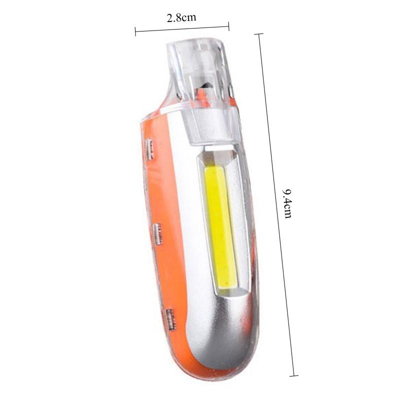 Outdoor Camping Survival Whistle Rescue Whistle With Led Light Charging Mini Flashlight 3-speed Adjustment Emergency Torch