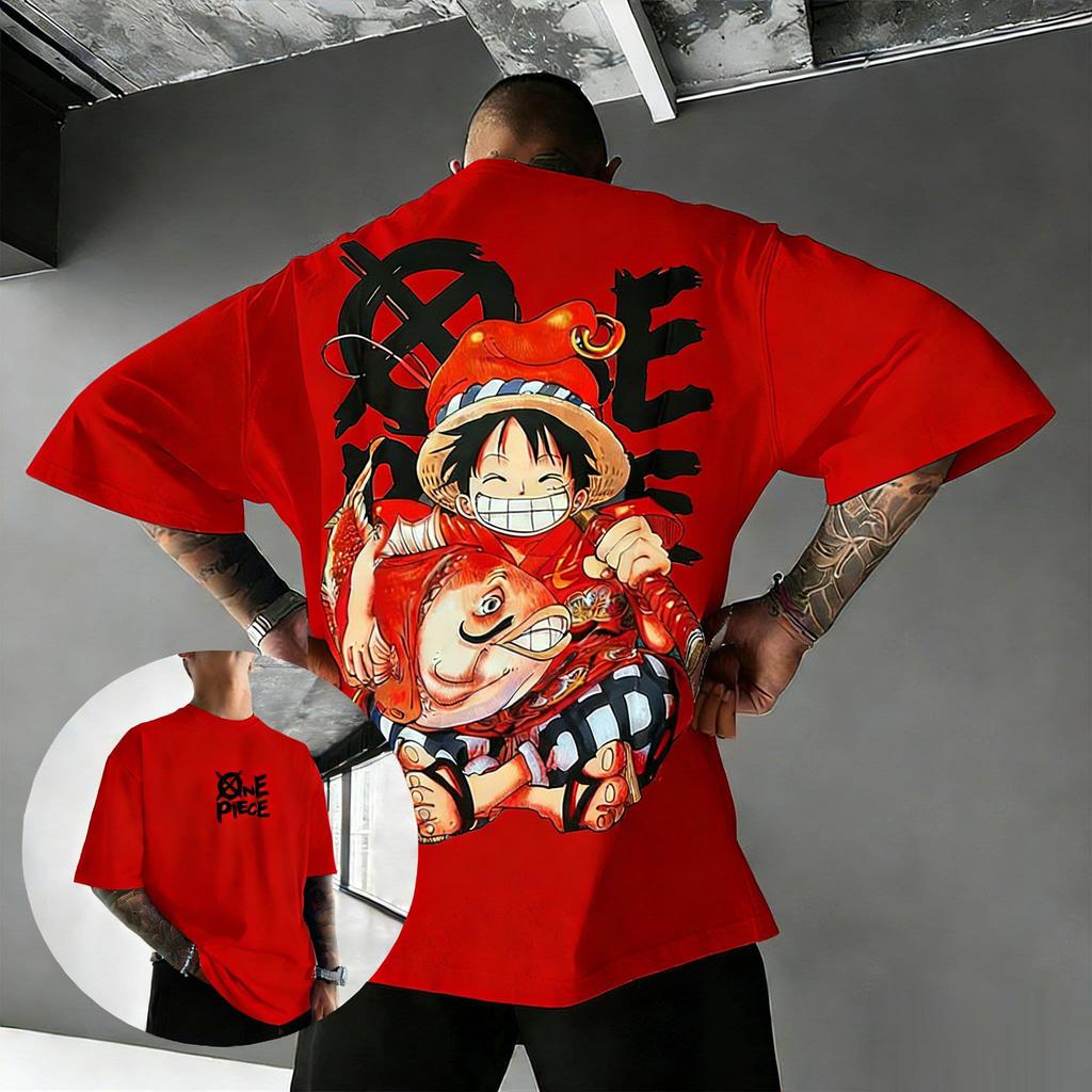 One Piece Luffy Anime Graphic T Shirt Men Women 2026 Summer Streetwear Tee Oversized Casual Short Sleeve Tops Cartoon Print Y2k
