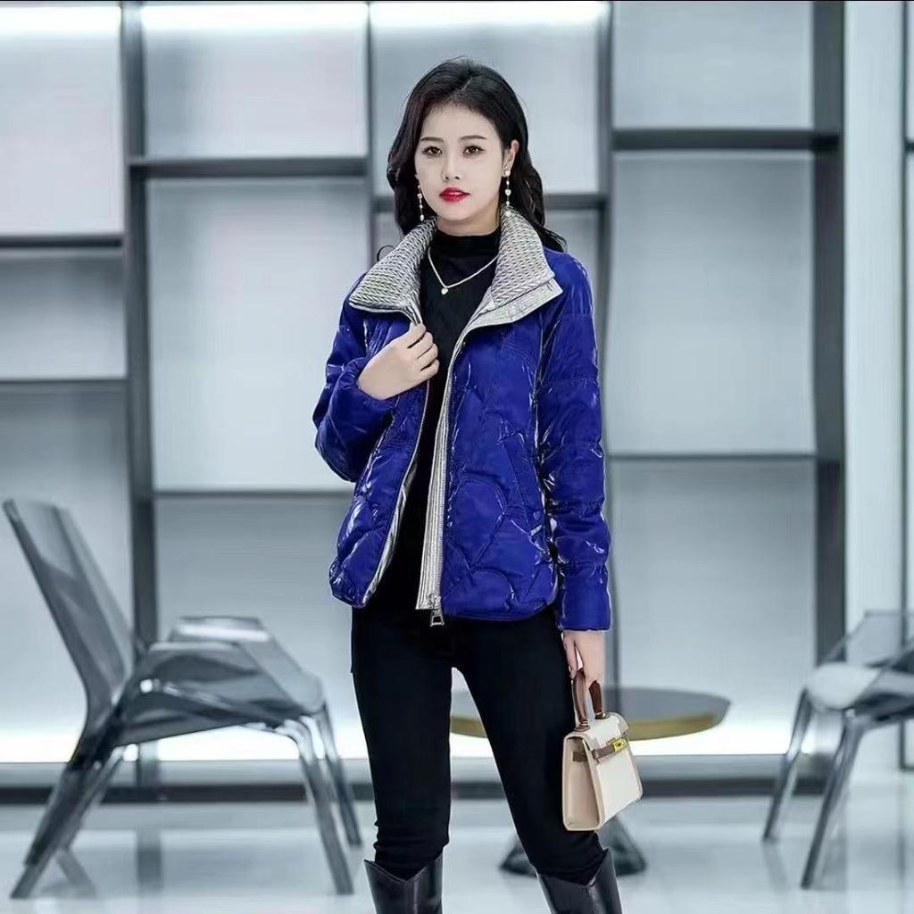 Bavlněná bunda High End Down pro ženy Nová zimní korejská verze Bavlněná bunda v cizím stylu Malá a štíhlá bunda Bavlněná bunda bez praní