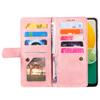 For Samsung Galaxy A36 5G Case PU Leather Phone Cover with Zipper Wallet 9 Card Slots