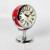 Small Alarm Clock Matte Finish Silent No Ticking Creative Simple Table Timepiece for Home Bedside Office Decor