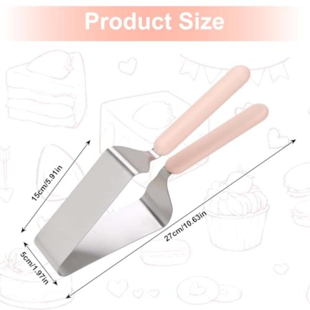 1/2pcs Triangular Stainless Steel Cake Slicer Dessert Shop Cutter Fudge Dessert Slicing Processing Birthday Kitchen Tools