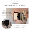 LASIEM Genuine Leather with Wide Bill Mini Small Folding No Classic Rose (Lasiemu) [Custom-made Compartment] Women's Wallet, Wallet, Gift, Wallet,