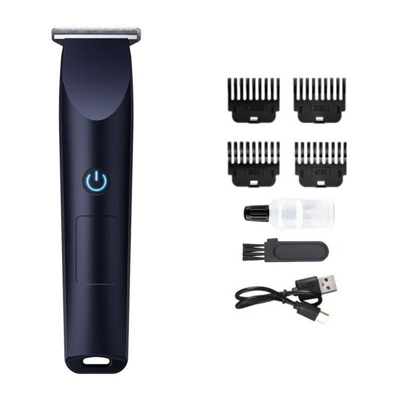Wireless Digital Display Hair Clipper - Rechargeable Electric Barber Tool for Salon & Home Use