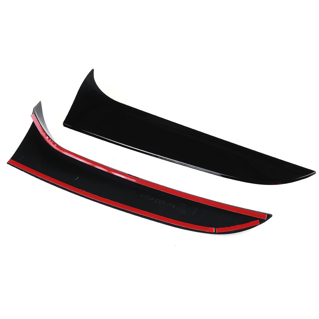 Rear Side Window Spoiler Lip Wing ABS Gloss Black Body Kits For VW Passat B6 Wagon Variant 2006 2007 2008-2010