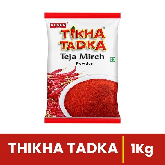 Pushp Brand Chilli Powder Spicy Red Chilli Powder (Tikha Tadka) (1 KG)