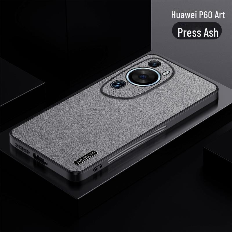 Coque souple de protection à motif écorce pour Huawei P60 Art/P50 Pro/P40/P30