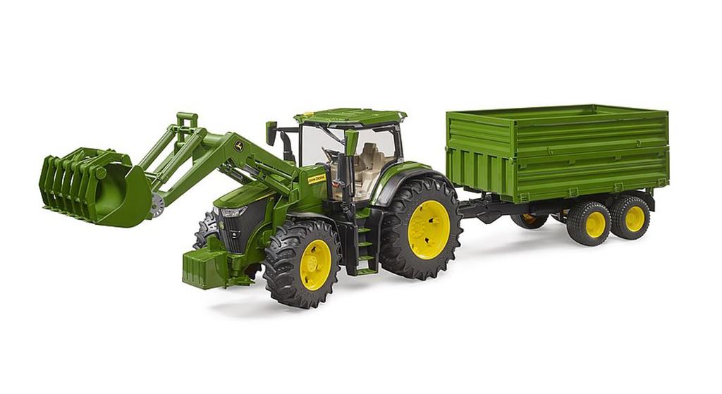 Bruder JD 7R 350 Front Loader & Tipping Trailer BR03155