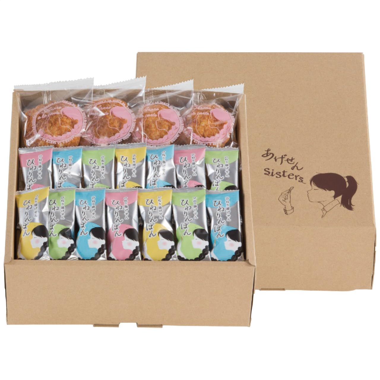 Taihei Confectionery Agesen SISTERS Rice Cracker Assortment AG-30
