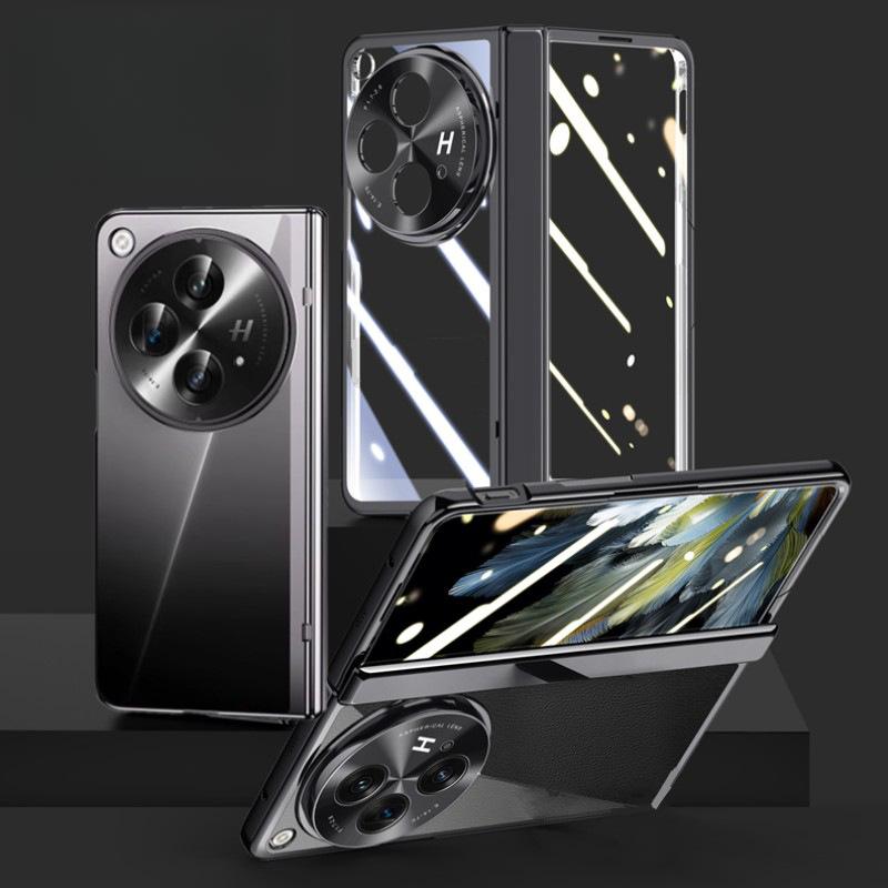 

Чехол и пленка «Все в одном» подходят для чехла телефона OppoFindN3, полностью закрывая складной экран. Бизнес-противоударный чехол Findn3. OPPO Find N3