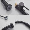 Brushed Pull Down Kitchen Faucet Chrome Dual Modes Nozzle Hot Cold Water Mixer Crane Tap Brass Spring Kitchen Sink Faucets