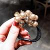 Korean Dongdaemun Pearl Crystal Hair Tie: Elegant and Fresh Mori Girl Hair Accessory