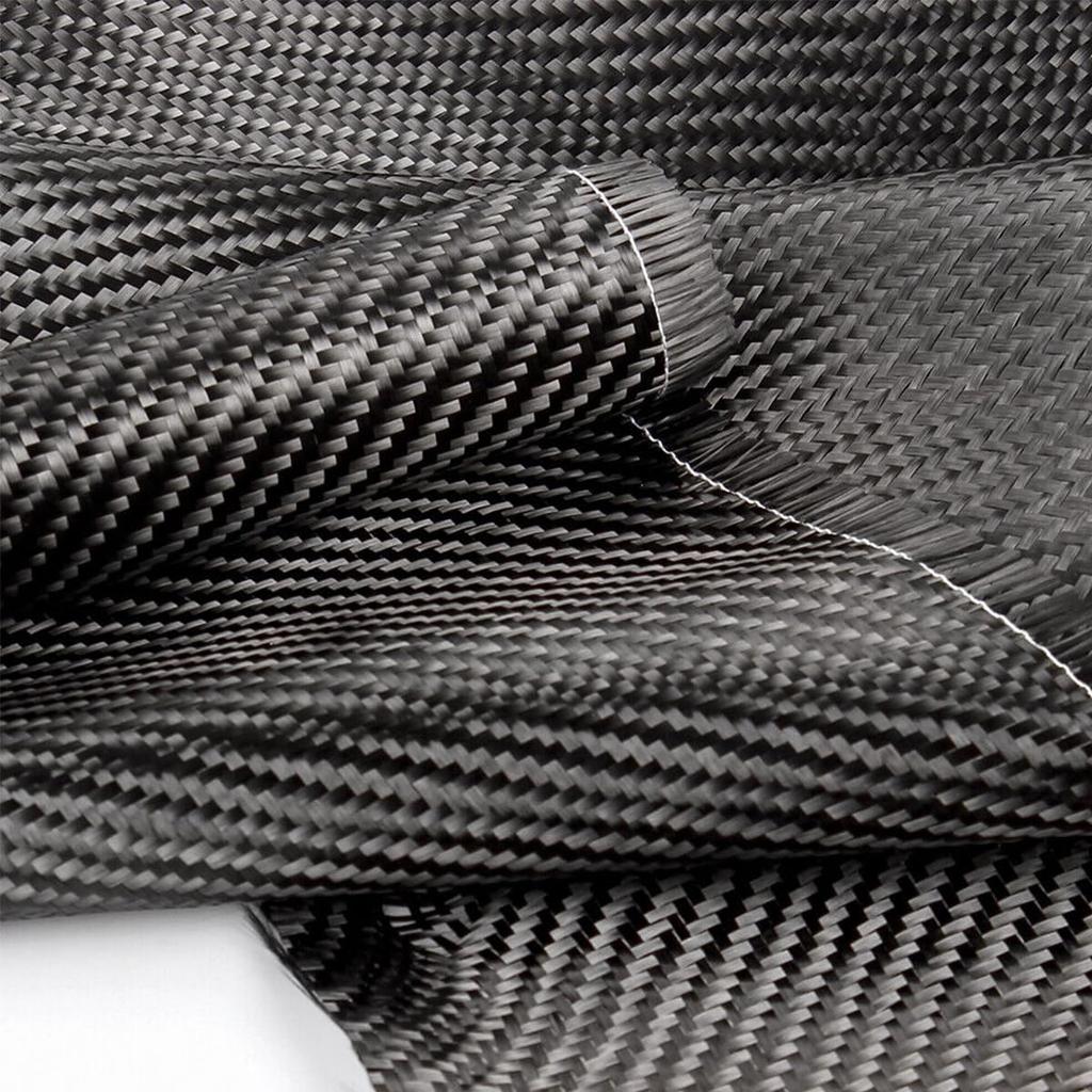 Carbon Fiber Fabric x Fabric Carbon Fiber Carbon Fiber Pure Fabric Roll for Concrete and DIY Projects Roll, 6.5ft 12" Mesh, Cloth, Sheet, Vehicles,