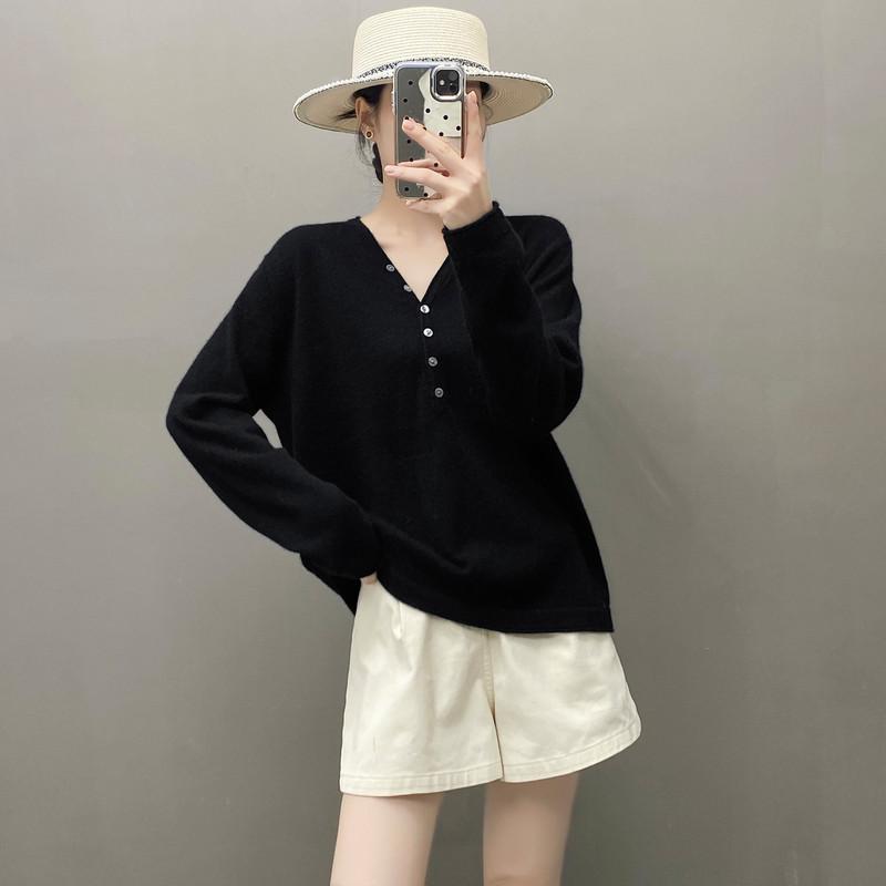 Qinghe 100% Pure Cashmere Women's Sweater - Ultra Soft Luxury Winter Pullover