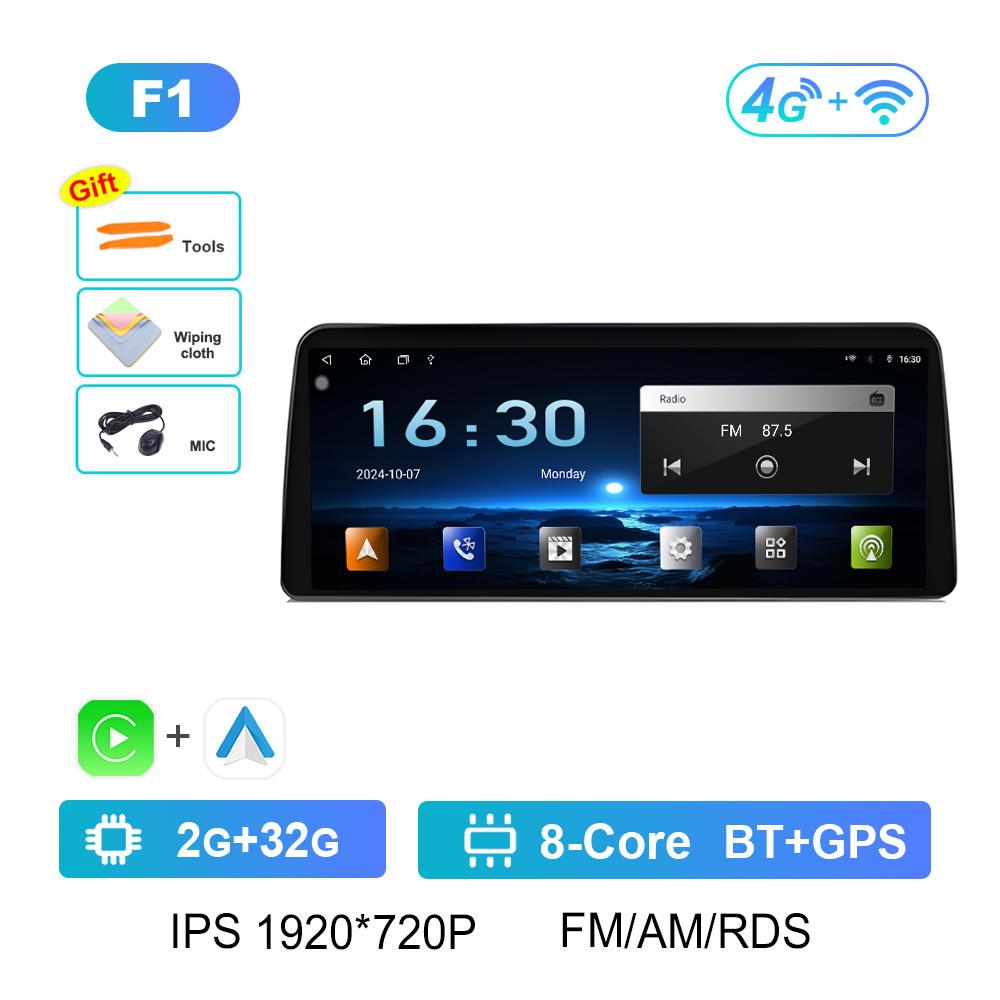 

Автомобильный радиоприемник, мультимедийный видеоплеер для Toyota Cruiser 2007 2008 2009 2010 2011 - 2021 GPS-навигация, беспроводные аксессуары Carplay