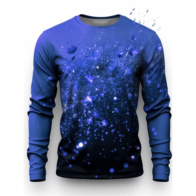 Fashion Pattern T-Shirt For Men Funny Animal 3D Printed T Shirts Casual Harajuku Loose Tees O-Neck Tops Long Sleeves Clothing