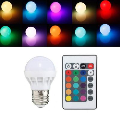 Ampoule LED RGB E27 10 W AC85-265 V, sans scintillement, à intensité variable, couleur, spot LED + télécommande infrarouge
