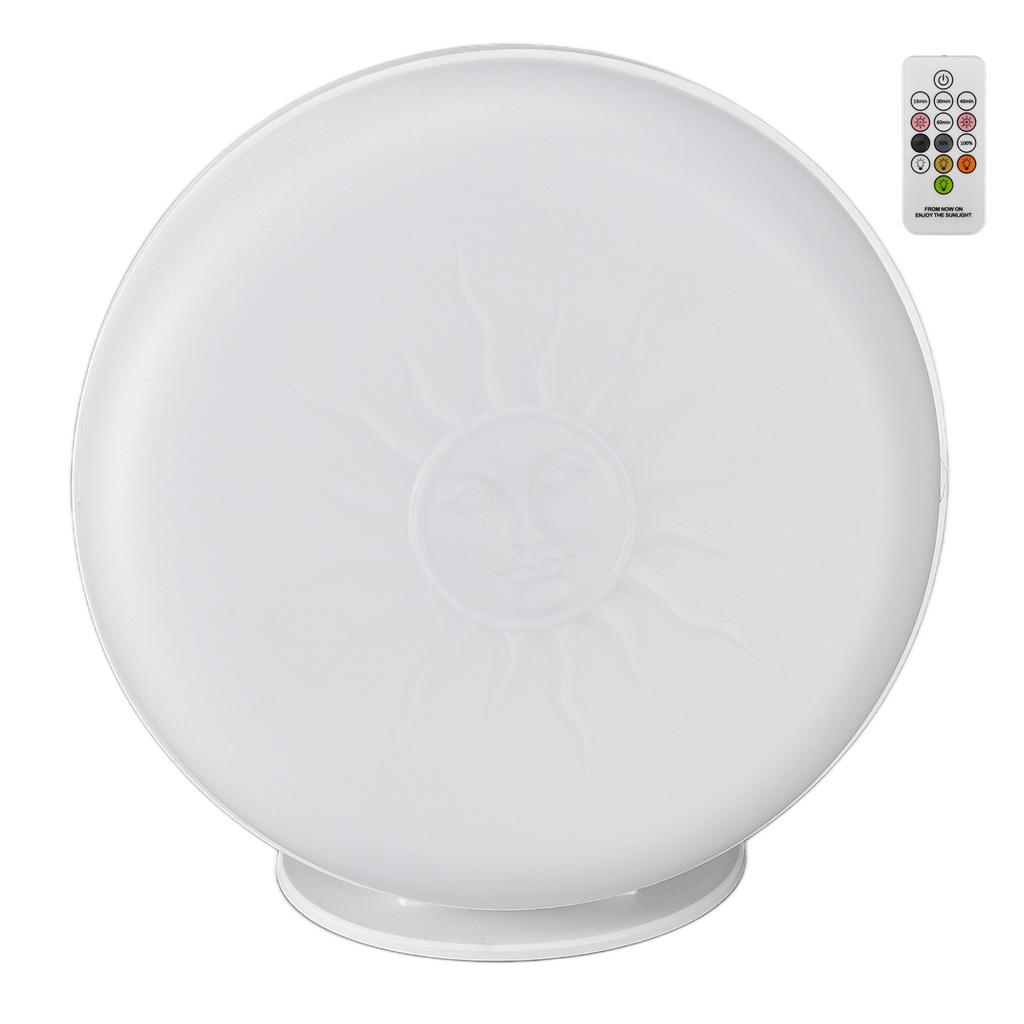 LED Therapy Lamp Remote Control Timing 4 Color Mood Lamp for Headache Relief Sleep Improvement