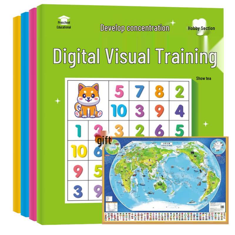 Children s Educational Comic Book Sets with World Map