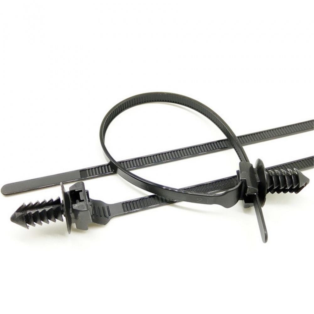 405Pcs Plastic Car Mixed Bumper Door Fender Liner Fastener Clip +50Pcs Cable Tie