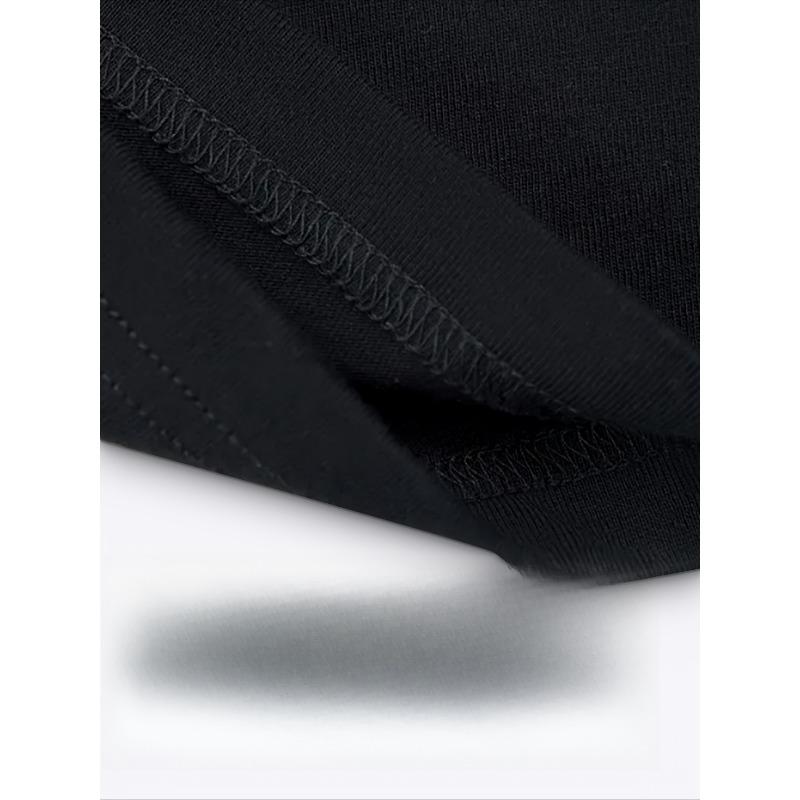 European Size Summer Plus Size Men'S Retro Street Fashion Pattern Print - Comfortable, Breathable, Versatile Men'S T - Spring Polyester, Short Sleeved