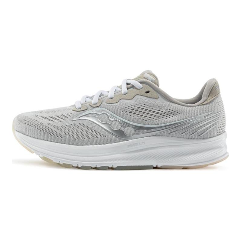 Saucony Ride Yutu 14 Cushioning Anti-Slip Wear-Resistant Breathability Low-Top Training Running Shoes Men's Khaki Gray S20650-15(M)