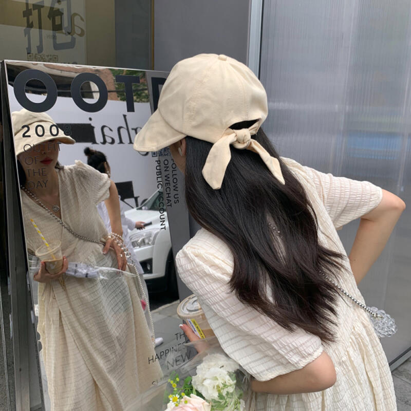 

Женская панама Frye с задним бантом и проволочным козырьком, весенняя Beige