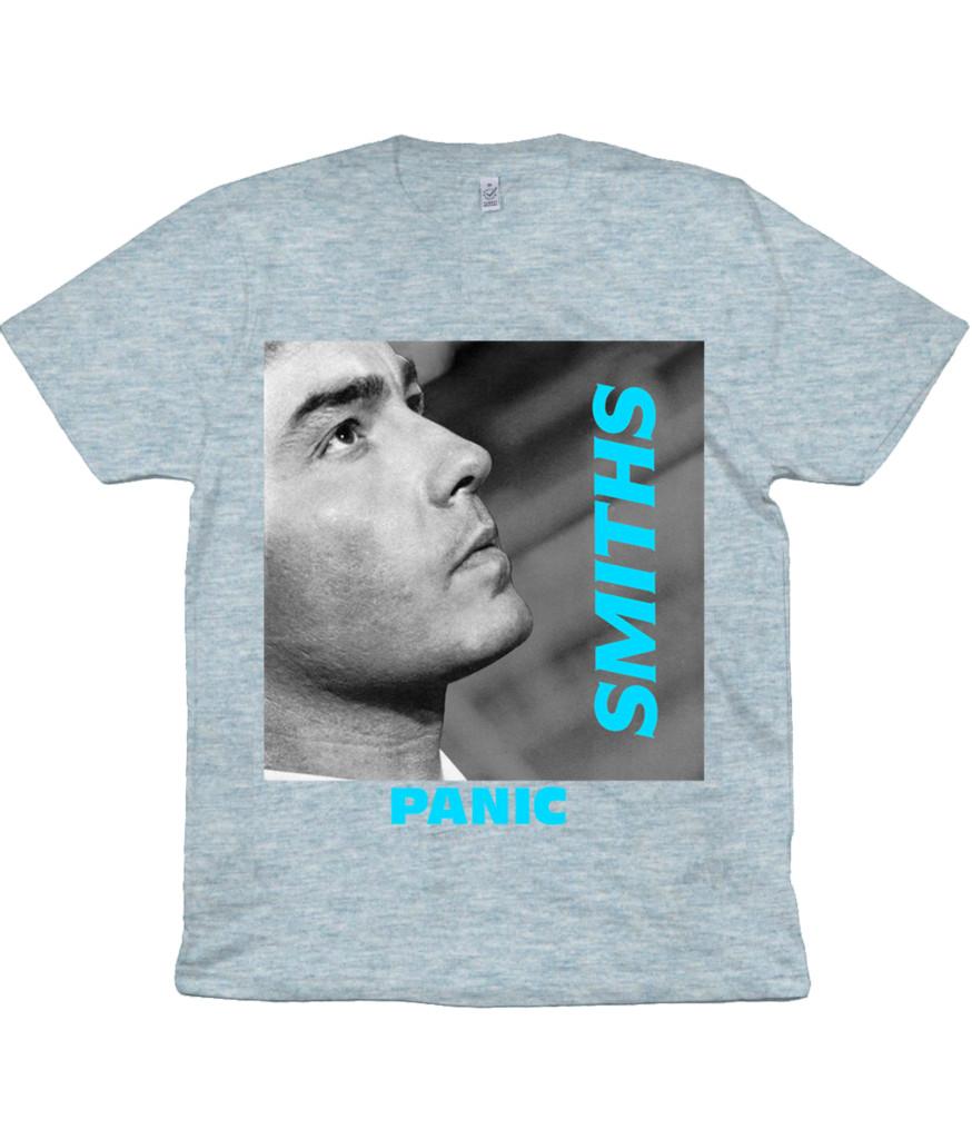The Smiths - Panic - 1986 - Promo - Organic T-Shirt Mens Womens Tees Top - Morrissey - Marr M