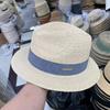 Lafite Top Hat for Women's Summer Travel Sunscreen Straw Hat Sun Hat for Men and Women's Couples