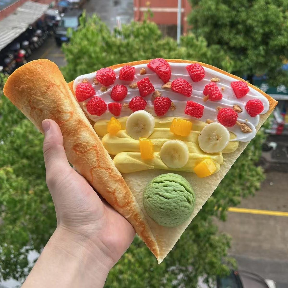 Simulation Food Crepe Model, Fake Crepe