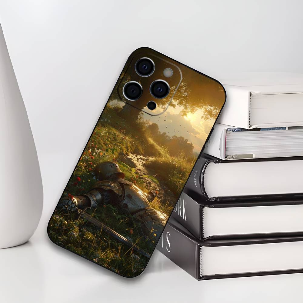 K-Kingdom C-Come D-Deliverance Handyhülle Für iPhone 17,16,15,14,13,12,11 Plus,Pro Max,XS,Weiche Silikon Schwarze Hülle
