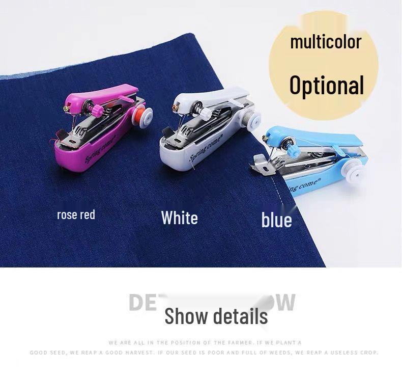 Portable Automatic Serger: Compact, Efficient Shoe Repair & Sealing Machine with Dual-Line Stitch for Home Use