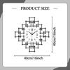 Acrylic Wall Clock Art Stylish Minimalist Black Decorative Creative for Office Home Household