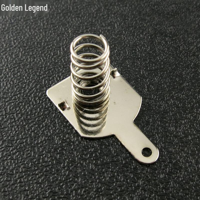 AA Battery Contact 3-Piece Set for DIY - Thickened Metal with Hole