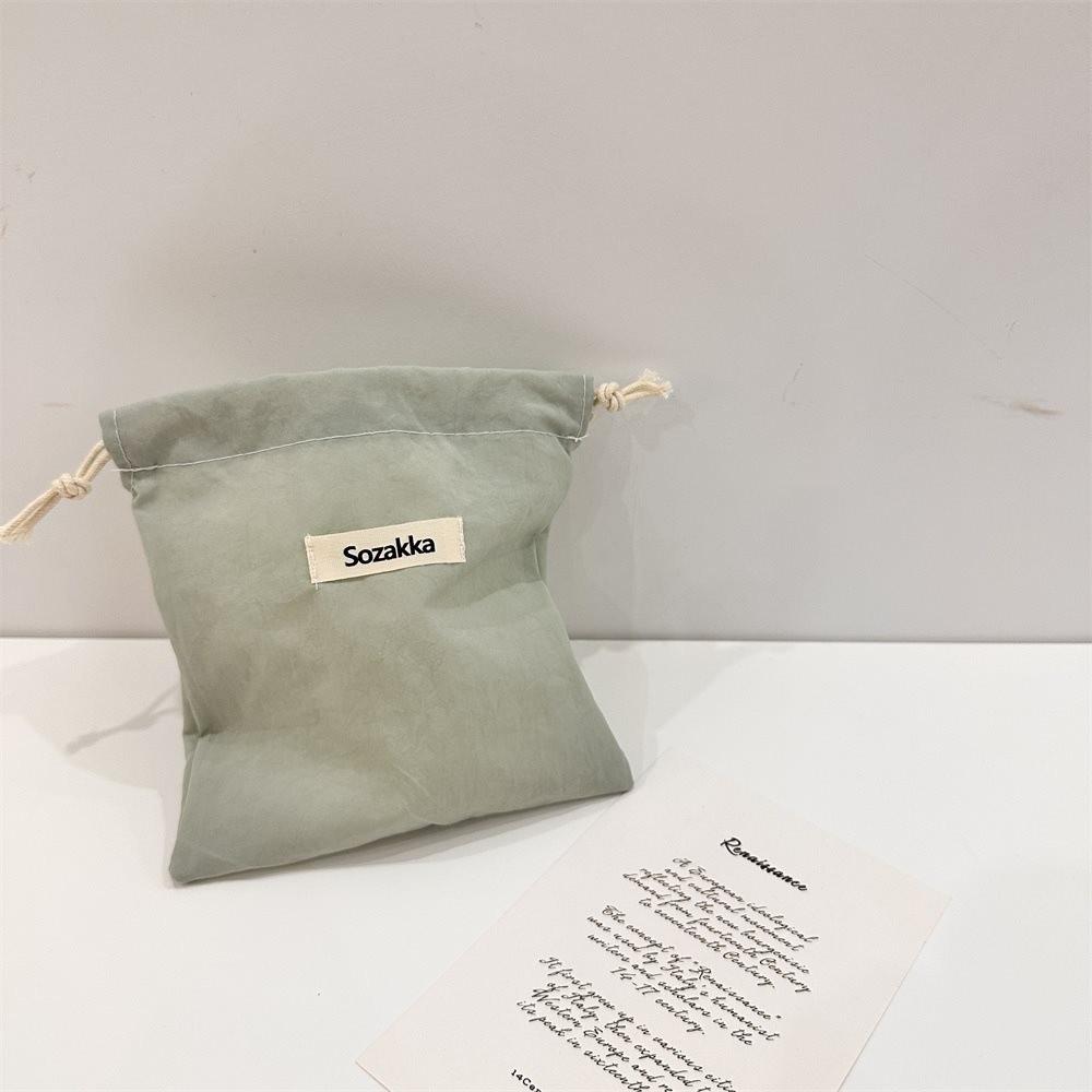 Trendy Small Oxford Drawstring Storage Bag Ideal For Daily Use With Charming Colors And Soft Fabric