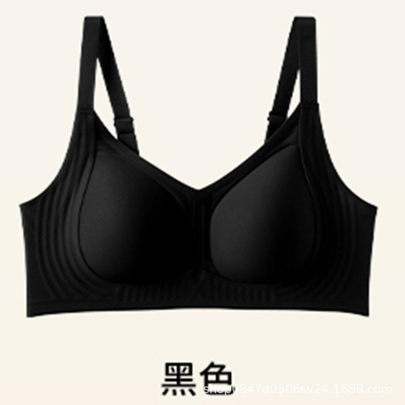 The new seamless soft support jelly strip underwear is comfortable, the side is closed and supported to prevent sagging and gathering M（34/75ABC）