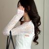 Breathable Elastic Flower Printed Shawl Lightweight Women's Summer Outerwear  Beach