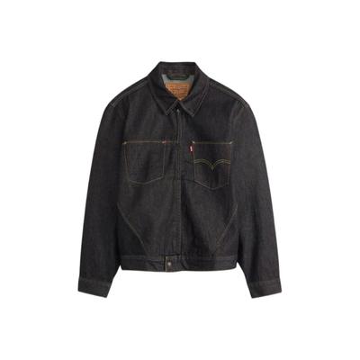 Levis Comfortable Versatile Solid Classic Loose Denim Jacket Men Jackets 003M3-0000