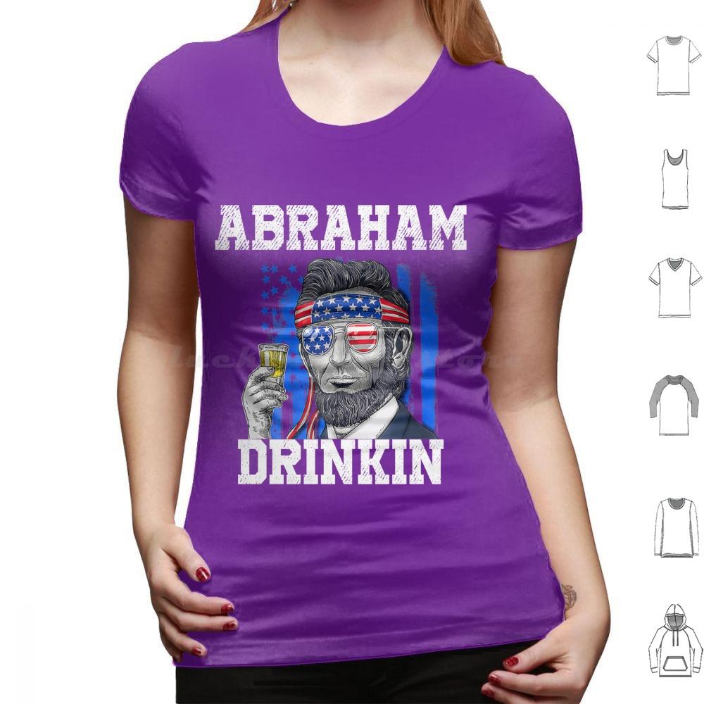Abraham Drinkin-Abe Lincoln Merica Usa July 4th T Shirt 6xl Cotton Cool Tee Abraham Lincoln Abe Lincoln Abraham Drinkin Abe