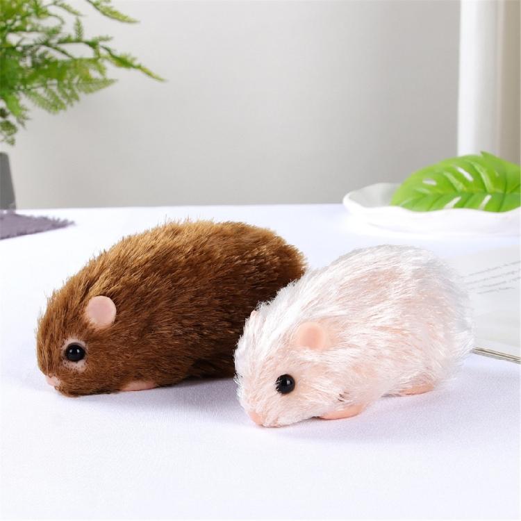 Realistic Animal Doll Pet Raise Toy Office Display Model Toy Hamster Kids Gift