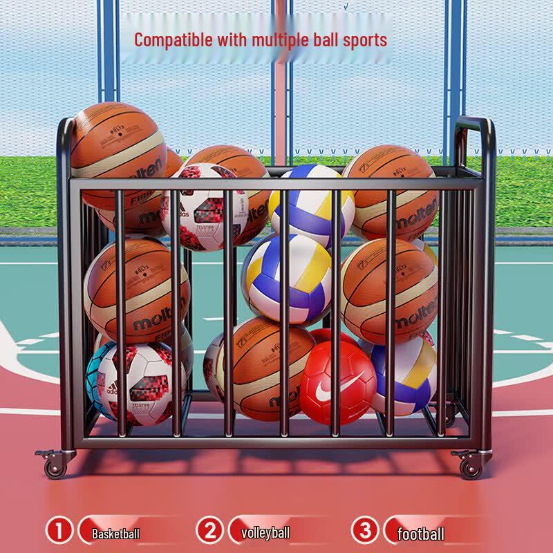 Jinggeng Mobile Basketball Storage Cart