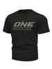 Unisexs One Championship TShirt Breathable Summer Casual Training Shirt Black With Golden And Yellow Print
