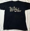 CAMISETA ALGODÓN NEGRA LOGO WOLF ALICE TALLAS COMPLETAS S5XL T233 Unisex